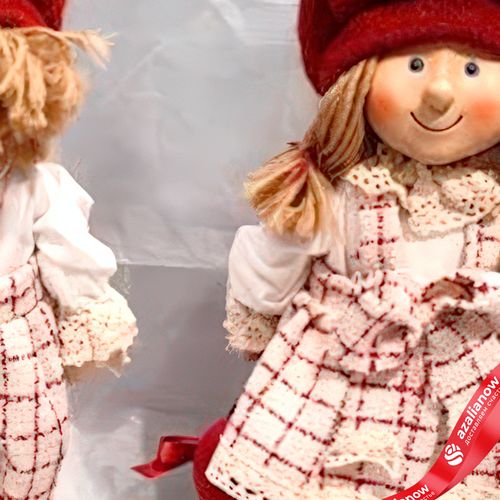 Фото 3: Сувенир «Мальчик/Девочка», H49х21х16см, в асс., красный