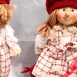 Маленькое фото 3: Сувенир «Мальчик/Девочка», H49х21х16см, в асс., красный