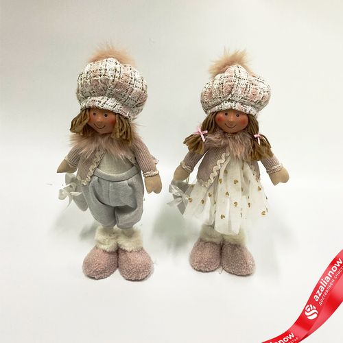 Сувенир «Мальчик/Девочка», H49х21х16см, в асс., розовый