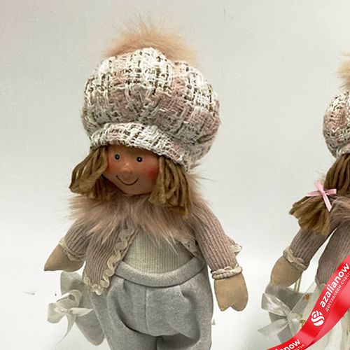 Фото 4: Сувенир «Мальчик/Девочка», H49х21х16см, в асс., розовый