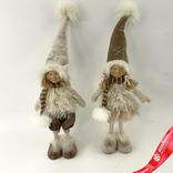 Маленькое фото 1: Сувенир «Мальчик/Девочка», Н55х16х11см, в асс., коричневый