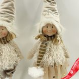 Маленькое фото 3: Сувенир «Мальчик/Девочка», Н60х19х12см, в асс., коричневый