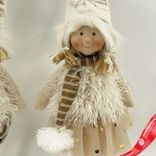 Маленькое фото 5: Сувенир «Мальчик/Девочка», Н60х19х12см, в асс., коричневый