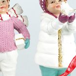 Маленькое фото 3: Сувенир «Мальчик/девочка» (полирезин), Н20,5х9,5х8,5см, в асс., розовый