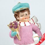 Маленькое фото 4: Сувенир «Мальчик/девочка» (полирезин), Н20,5х9,5х8,5см, в асс., розовый