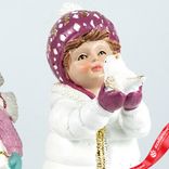 Маленькое фото 5: Сувенир «Мальчик/девочка» (полирезин), Н20,5х9,5х8,5см, в асс., розовый