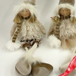 Маленькое фото 4: Сувенир «Мальчик/Девочка сидящий», Н60х16х11см, в асс., коричневый