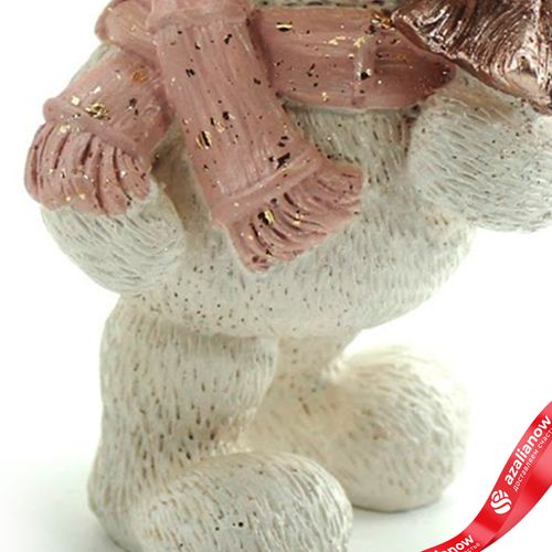 Фото 5: Сувенир «Медвежонок» (полирезин), Н11,5х8,5х6см, розовый