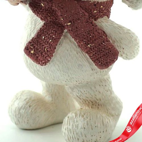 Фото 5: Сувенир «Медвежонок» (полирезин), Н15,5х9х8см, розовый