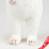 Маленькое фото 5: Сувенир «Медвежонок с шарфом» (полирезин), Н15х6,5х6,5см, белый