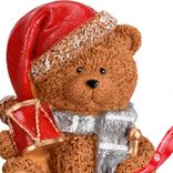 Маленькое фото 2: Сувенир «Медвежонок сидящий» (полистоун), 10х10х8,5см, в асс., коричневый