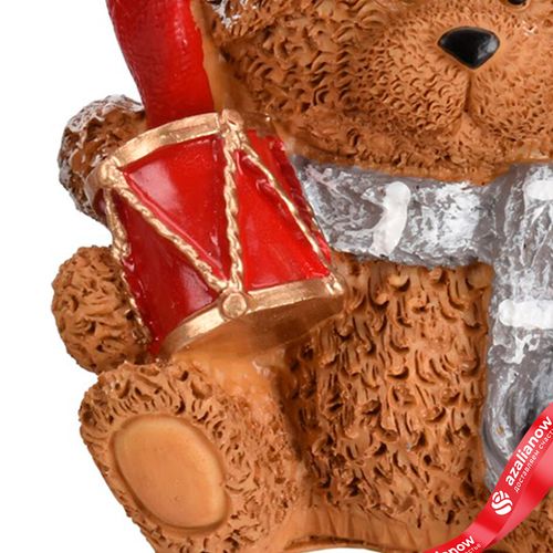 Фото 4: Сувенир «Медвежонок сидящий» (полистоун), 10х10х8,5см, в асс., коричневый