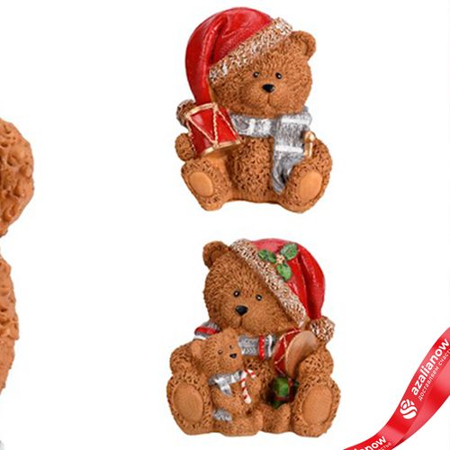 Фото 5: Сувенир «Медвежонок сидящий» (полистоун), 10х10х8,5см, в асс., коричневый