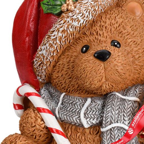 Фото 5: Сувенир «Медвежонок сидящий» (полистоун), 14,5х13,5х9,5см, в асс., коричневый