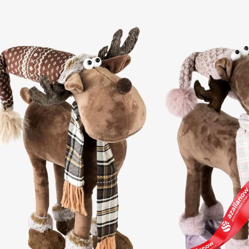 Фото 2: Сувенир «Олень», H70x40х13см, в асс., коричневый