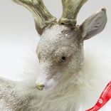 Маленькое фото 5: Сувенир «Олень лежащий» (полирезин), Н15,5х17х8,5см, шампань