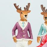 Маленькое фото 4: Сувенир «Олень Мальчик/Девочка» (полирезин), Н15,5х4,5х3,5см, в асс., розовый