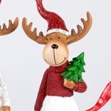 Маленькое фото 5: Сувенир «Олень Мальчик/Девочка» (полирезин), Н26х8,5х6,5см, в асс., красный