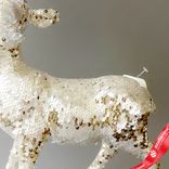 Маленькое фото 3: Сувенир «Олень», Н43х26х18см, белый