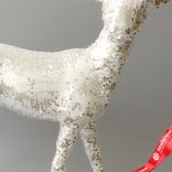 Маленькое фото 3: Сувенир «Олень», Н54х43,5х20см, белый