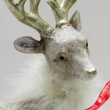 Маленькое фото 5: Сувенир «Олень» (полирезин), Н24,5х16х7,5см, шампань