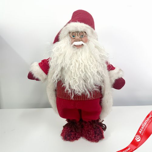 Сувенир «Санта», H54x16x10см, красный