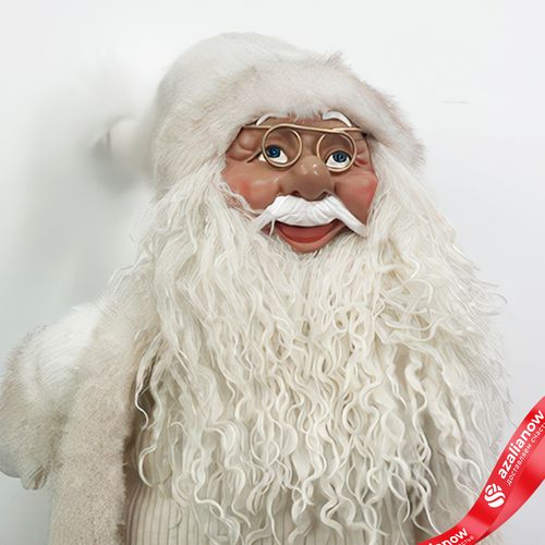 Фото 4: Сувенир «Санта», H54x16x10см, кремовый