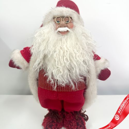 Сувенир «Санта», H60x22x12см, красный