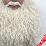 Маленькое фото 3: Сувенир «Санта», H60x22x12см, кремовый