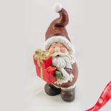 Маленькое фото 1: Сувенир «Санта» (керамика), Н43х20х21см, красный