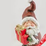 Маленькое фото 2: Сувенир «Санта» (керамика), Н43х20х21см, красный