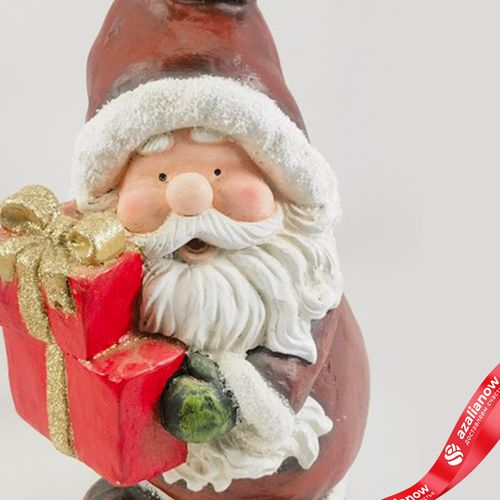 Фото 3: Сувенир «Санта» (керамика), Н43х20х21см, красный