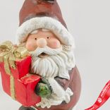 Маленькое фото 3: Сувенир «Санта» (керамика), Н43х20х21см, красный