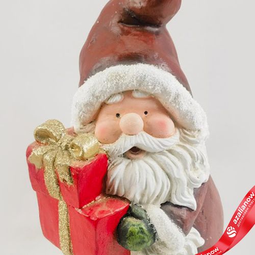 Фото 4: Сувенир «Санта» (керамика), Н43х20х21см, красный