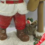 Маленькое фото 5: Сувенир «Санта» (полирезин), H20x12,5x9см, красный