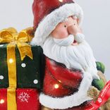 Маленькое фото 4: Сувенир «Санта с подарками» (керамика), Н42х35х17см, красный