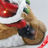 Маленькое фото 5: Сувенир «Санта с подарками» (керамика), Н42х35х17см, красный