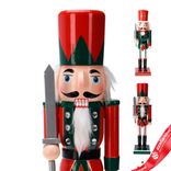 Маленькое фото 4: Сувенир «Щелкунчик» (дерево), 36х10х9см, в асс., красный/зеленый