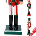 Маленькое фото 5: Сувенир «Щелкунчик» (дерево), 36х10х9см, в асс., красный/зеленый