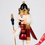 Маленькое фото 2: Сувенир «Щелкунчик» (дерево), Н25,5х7,5х7,5см, в асс., красный