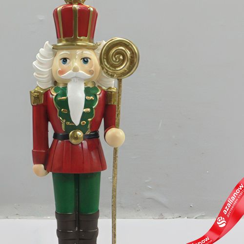 Фото 3: Сувенир «Щелкунчик» (полирезин), H16x5,5x4см, красный