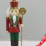 Маленькое фото 3: Сувенир «Щелкунчик» (полирезин), H16x5,5x4см, красный