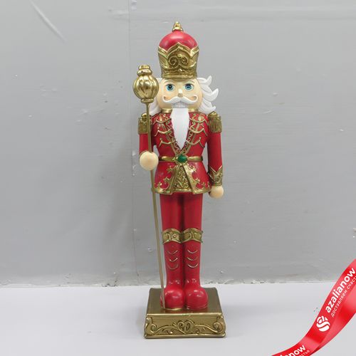 Сувенир «Щелкунчик» (полирезин), H23x6,5x6,5см, красный