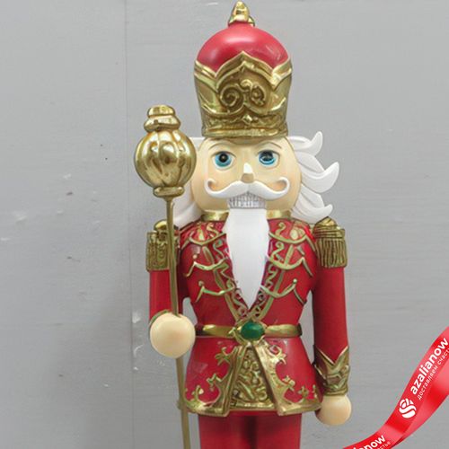 Фото 4: Сувенир «Щелкунчик» (полирезин), H23x6,5x6,5см, красный