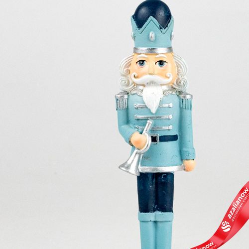 Фото 2: Сувенир «Щелкунчик» (полирезин), Н17,5х4,5х4,5см, голубой