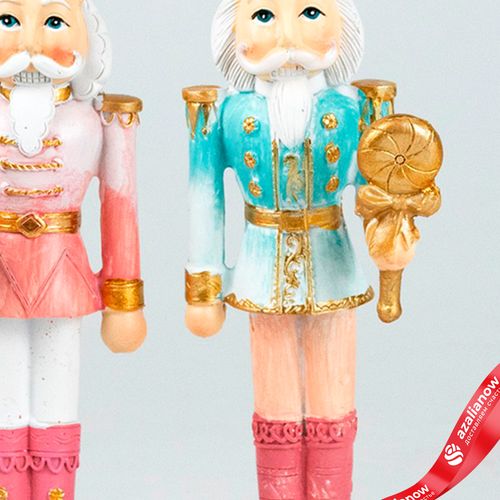 Фото 3: Сувенир «Щелкунчик» (полирезин), Н17,5х6х5см, в асс., розовый