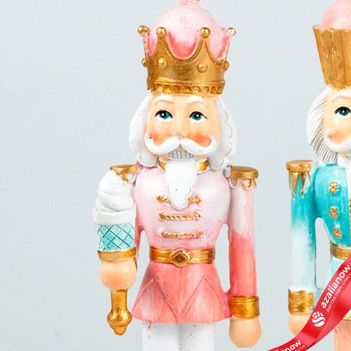 Фото 4: Сувенир «Щелкунчик» (полирезин), Н17,5х6х5см, в асс., розовый