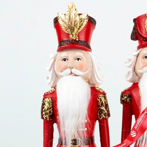 Фото 4: Сувенир «Щелкунчик» (полирезин), Н22х6,5х5,5см, в асс., красный