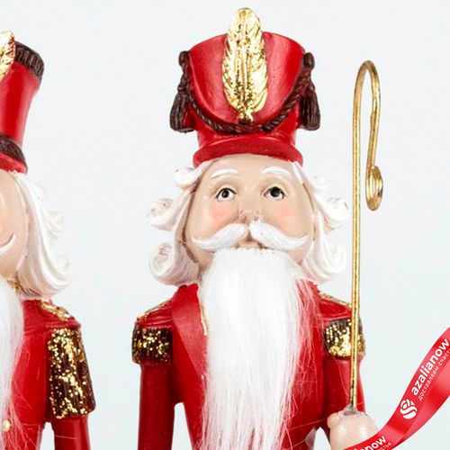 Фото 5: Сувенир «Щелкунчик» (полирезин), Н22х6,5х5,5см, в асс., красный