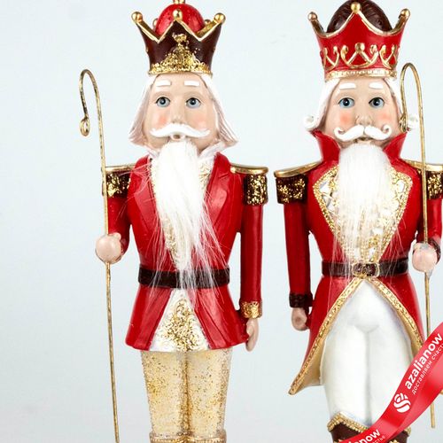 Фото 2: Сувенир «Щелкунчик» (полирезин), Н30,5х9,5х7см, в асс., красный